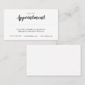 Einfache stilvolle Erinnerung Terminkarte (Vorne/Hinten)