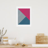 Einfache stilvolle Linien 2 Poster (Küche)