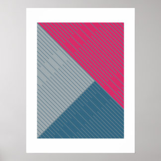 Einfache stilvolle Linien 2 Poster