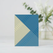 Einfache stilvolle Linien 2 Postkarte (Stehend Vorderseite)