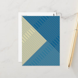 Einfache stilvolle Linien 2 Postkarte