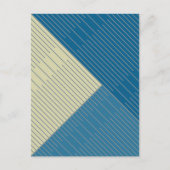 Einfache stilvolle Linien 2 Postkarte (Vorderseite)