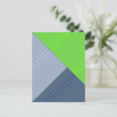 Einfache stilvolle Linien 2 Postkarte (Stehend Vorderseite)