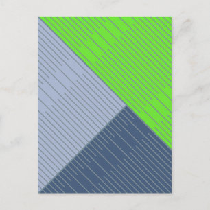 Einfache stilvolle Linien 2 Postkarte