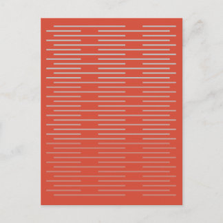 Einfache stilvolle Linien 3 Postkarte