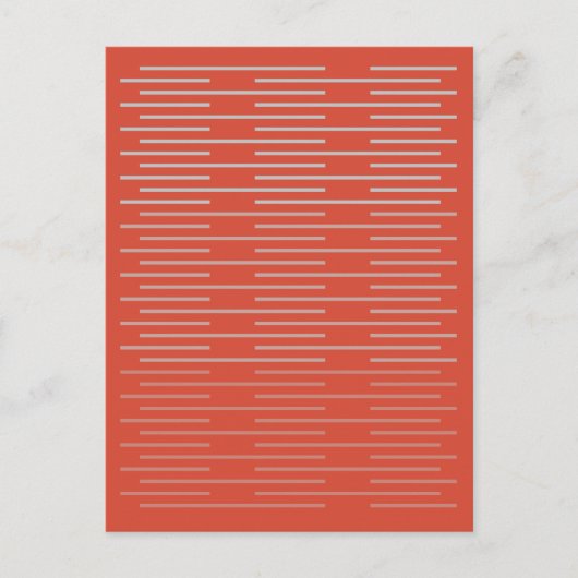 Einfache stilvolle Linien 3 Postkarte (Vorderseite)