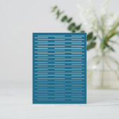 Einfache stilvolle Linien 3 Postkarte (Stehend Vorderseite)