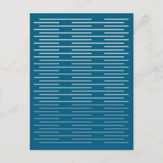 Einfache stilvolle Linien 3 Postkarte