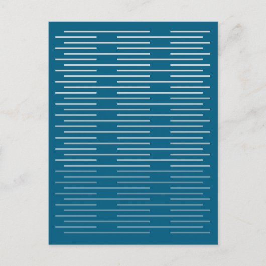 Einfache stilvolle Linien 3 Postkarte (Vorderseite)