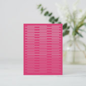 Einfache stilvolle Linien 3 Postkarte (Stehend Vorderseite)