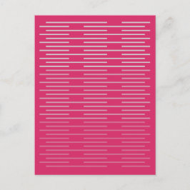 Einfache stilvolle Linien 3 Postkarte