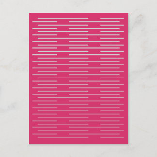 Einfache stilvolle Linien 3 Postkarte
