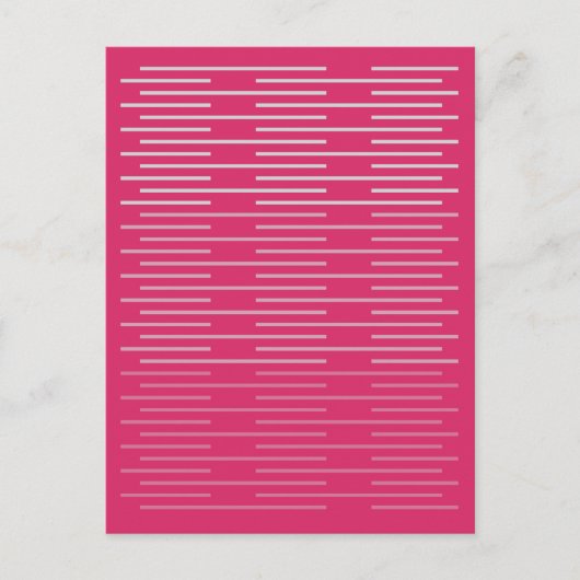 Einfache stilvolle Linien 3 Postkarte (Vorderseite)