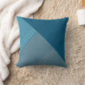 Einfache stilvolle Linien Kissen (Decke)