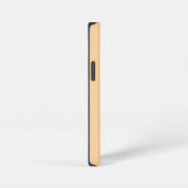 Einfache Stilvolle Moderne Name Minimal Peach Farb iPhone Hülle (Rechte Seite)
