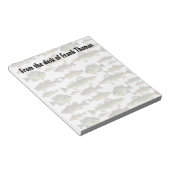 Einfache, stilvolle Natur Fischer Angelfisch Notizblock (angewinkelt)