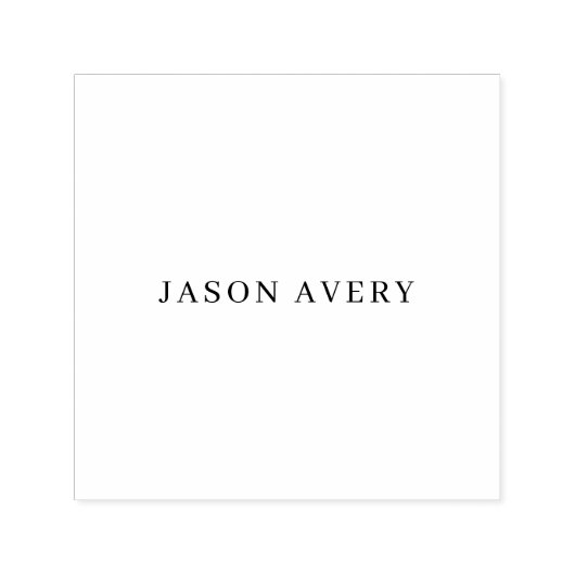 Einfache, stilvolle Serienname Permastempel (Design)