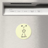 Einfache Stockfigur-Turner Magnet (In Situ (Geschirrspüler))