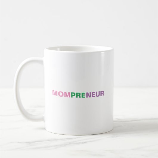 Einfache stolze Unternehmerin Kaffeetasse (Links)