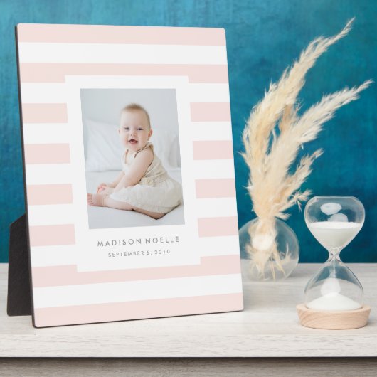 Einfache Streifen Fotoplatte (Seite)