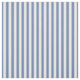 Einfache Streifen Muster Blau & Weiß   Trendy Stoff