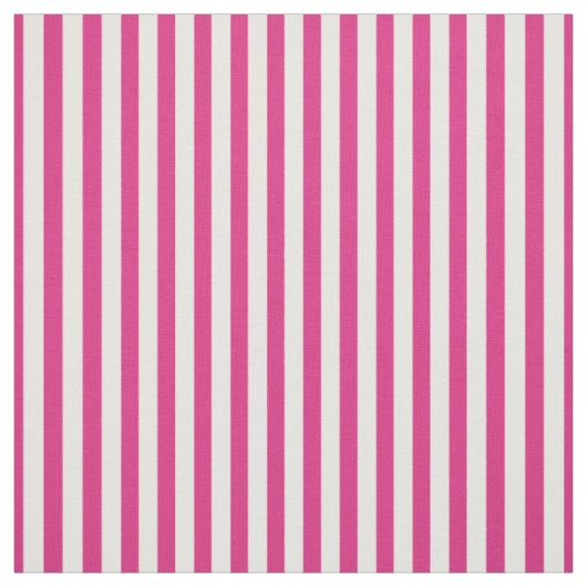 Einfache Streifen Muster Fuchsia/White Trendy Stoff (Muster)
