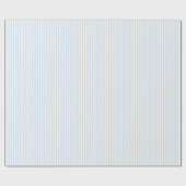 Einfache Streifen - Puderblau Geschenkpapier (Flach)