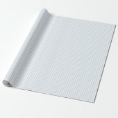 Einfache Streifen - Puderblau Geschenkpapier (Ungerollt)