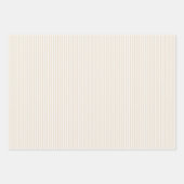 Einfache Streifen - Weicher Leinen Geschenkpapier Set (Vorderseite 2)