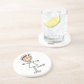 Einfache Strichmännchen-Geschenke und Geschenke Untersetzer (Seite)