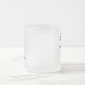 Einfache Strichmännchen-Krankenschwester-T-Shirts Mattglastasse (Mittel)