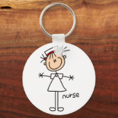 Einfache Strichmännchen T - Shirt und Geschenke Schlüsselanhänger (Vorderseite)