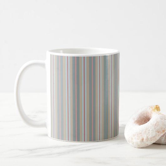 Einfache Strip-Tasse Kaffeetasse (Mit Donut)