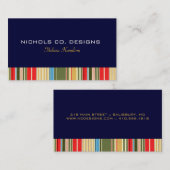 Einfache Strips-Visitenkarten Visitenkarte (Vorne/Hinten)