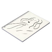 Einfache Studie - Skizze einer Frau Notizblock (Linke Seite)