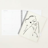 Einfache Studie - Skizze einer Frau Planer (Anzeige)