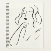 Einfache Studie - Skizze einer Frau Planer (Vorderseite)