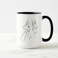 Einfache Studie - Skizze einer Frau