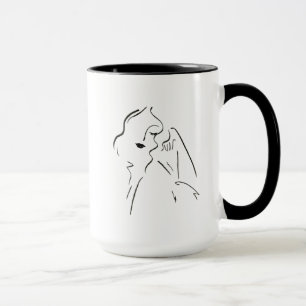 Einfache Studie - Skizze einer Lady Tasse