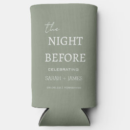 Einfache Stunde vor Minimalhochzeit Selters Dosenkühler