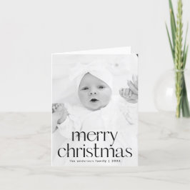 Einfache Style Schwarz Frohe Weihnachten 2 Foto