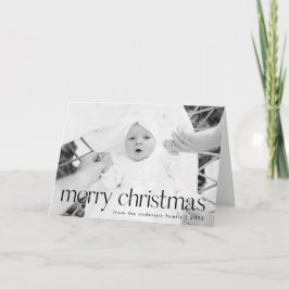 Einfache Style Schwarz Frohe Weihnachten 2 Foto