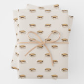 Einfache Summer Classic Campfire-Smores Geschenkpapier Set (Beispiel)