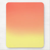 Einfache Sunset Ombre Wirkung Orange & Gelb Mousepad (Vorne)