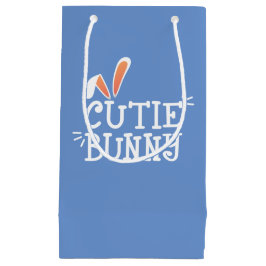 Einfache Süsse Bunny Oaster Typografie | Geschenkt Kleine Geschenktüte
