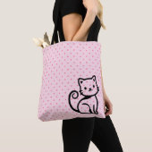 Einfache süße Katze Tasche (Von Nahem)