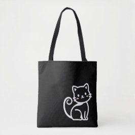 Einfache süße Katze Tasche
