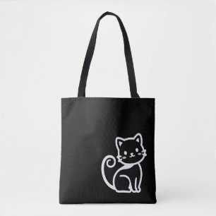 Einfache süße Katze Tasche