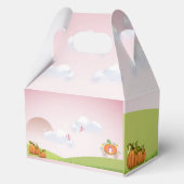 Einfache süße Pink-Kürbiskröte zum Geburtstag Geschenkschachtel (Rückseite)