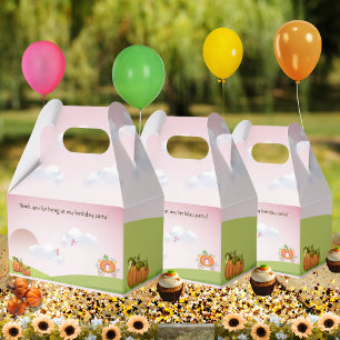 Einfache süße Pink-Kürbiskröte zum Geburtstag Geschenkschachtel